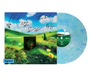 RAINBOW KITTEN SURPRISE Bones SIGNED Blueberry Colored Vinyl LP New - Picture 1 of 4