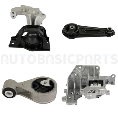 Para Nissan Sentra 2007-2012 2008-2013 Rogue 2,5 L 4x4 4 piezas montaje de motor Foto 1 de 4