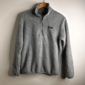 Patagonia maglione donna M blu quarto zip pile pullover pile profondo caldo - Foto 1 di 11