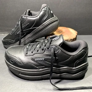 Brooks Ghost Max 2 schwarze Damen-Ledersneaker Schuhgröße 7 - Bild 1 von 12