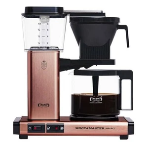 Moccamaster KBG Select Drip coffee maker 1.25 L Ground coffee 1520 W Black Coppe - Afbeelding 1 van 1