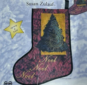 Christmas Stocking Embroidery Kit Candamar Florentine Noel Kit Susan Zulauf NEW - Picture 1 of 11