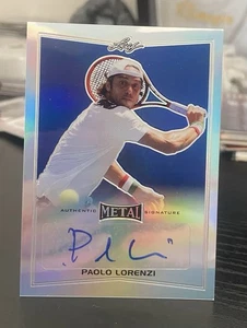 Leaf Metal 2016 - Paolo Lorenzi #BA-PL1 autógrafo tenis - Imagen 1 de 2