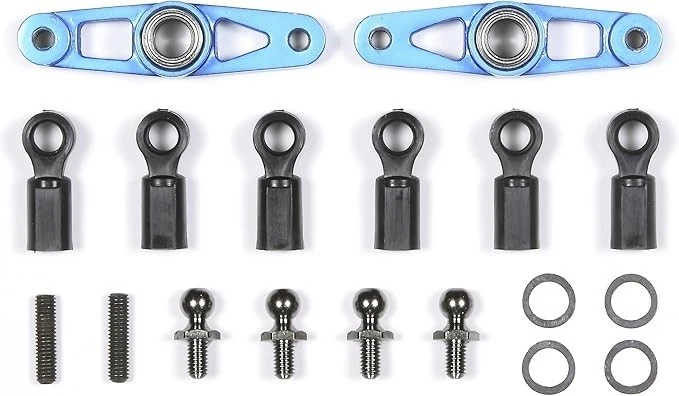 Tamiya 54058 Aluminum Steering Set TT-01E ORIGINALE - Immagine 1 di 1