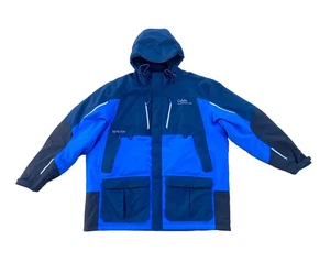 Cabela’s Guidewear GORE-TEX Xtreme Late Season Shell Parka Jacket Blue Men’s 2XL - Picture 1 of 12