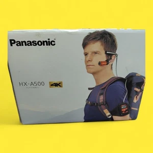 Panasonic HX-A500 4K Wearable Camera Gray with Accessories Boxed Tested - Picture 1 of 8