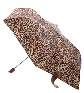 Longchamp x D’heygere Umbrella Animal Print Le Pliage Nylon Leather Foldable - Picture 1 of 9