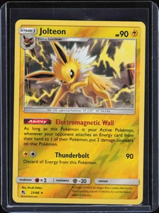 Pokemon Hidden Fates #23/68 Jolteon Reverse Holo Rare - Picture 1 of 2