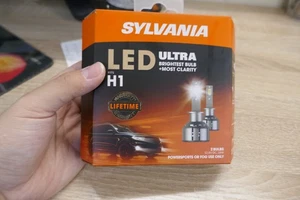 SYLVANIA H1 Ultra LED 2 Bulbs H1LEDHP.BX2 6000K BRAND NEW #C8 - Picture 1 of 2