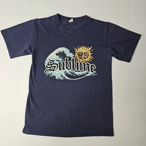 Camiseta vintage 2000 Sublime Band manga corta talla pequeña azul oscuro - Imagen 1 de 7