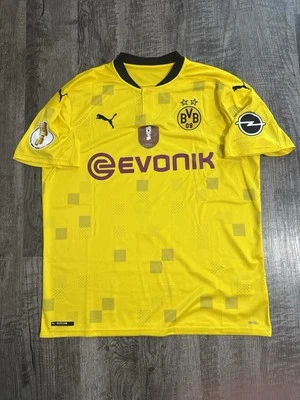 Erling Haaland Borussia Dortmund 20/21 Jersey Puma Pokal Final Size XL 759544-01 - Image 1 of 4