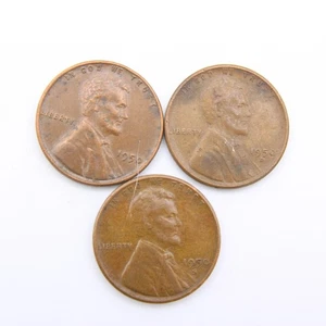 1950 P D S Lincoln Wheat Cent Penny 3 Münzen [CL37] - Bild 1 von 2