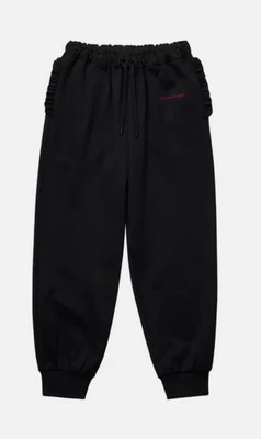 SIMONE ROCHA X H&M WOMEN Size L HEAVY JERSEY JOGGER BLACK PANTS Sweatpants - Image 1 of 4