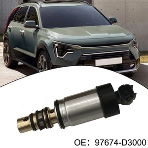 Black Sliver Compressor Control Valve for Hyundai For Kia Sportage 2016 2020 - Picture 1 of 9