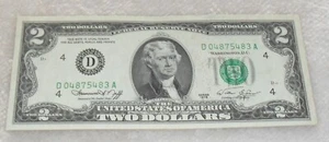 1976 Two Dollar Bill - Picture 1 of 2