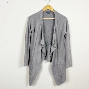 Barefoot Dreams Cozy Chic Waterfall Gray Cardigans 433 Size Medium - Picture 1 of 7