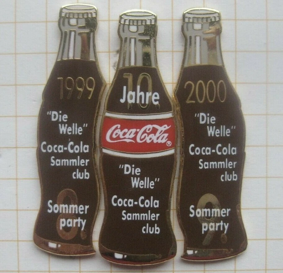 COCA-COLA / DIE WELLE / 10 JAHRE SAMMLER CLUB BALLON PUZZLE ....... Pins (260k)  - Bild 1 von 1