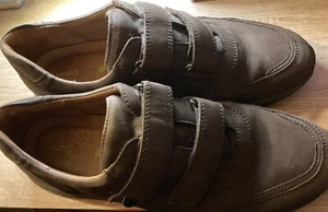Waldläufer Herren Schuhe Gr. 45 mit Klettverschluß + Luftpolstersohle - Bild 1 von 14
