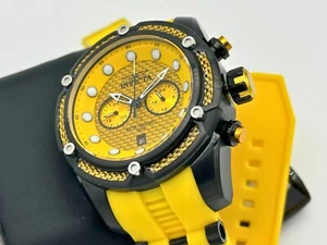 Orologio Invicta Bolt Uomo 42295 Multifunzione Quadrante Giallo Cinturino Nero e Giallo - Foto 1 di 10