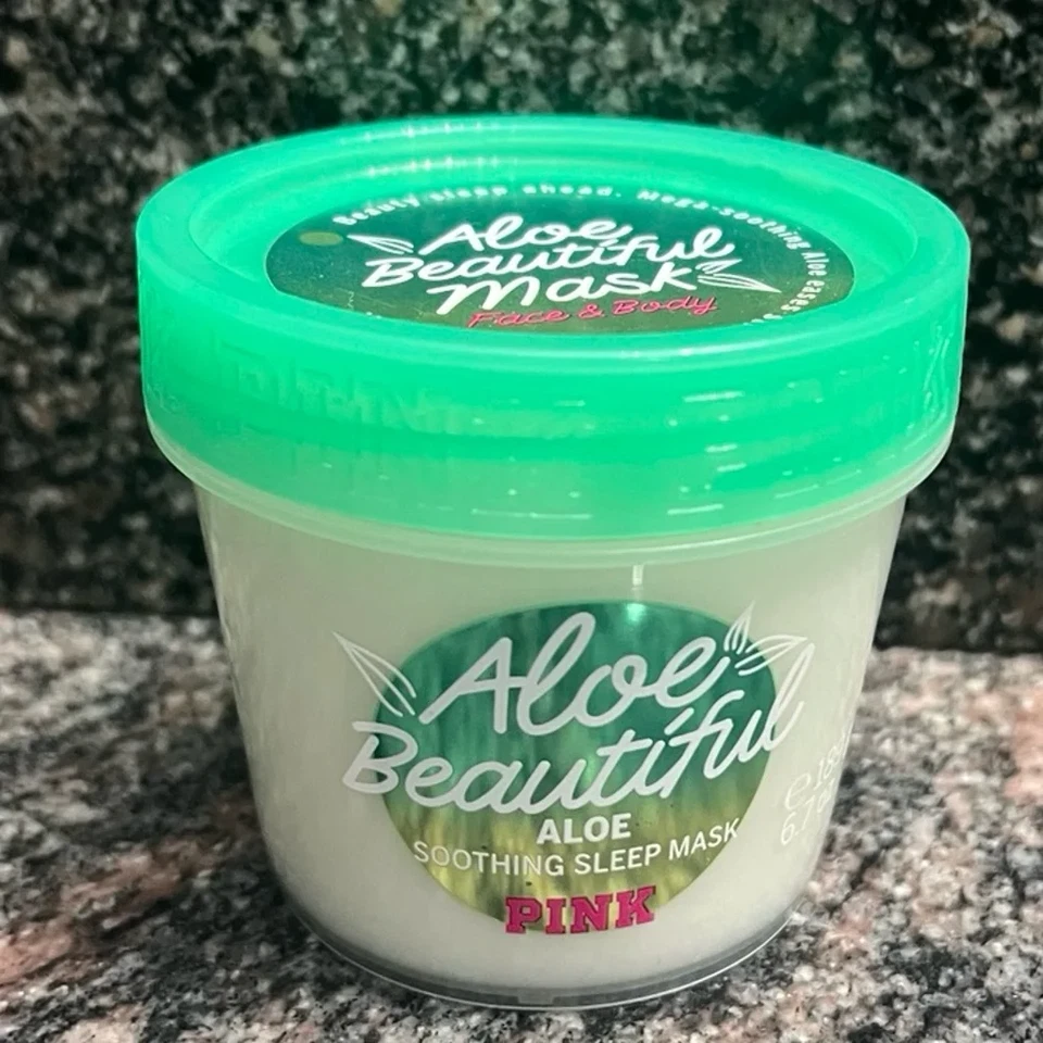 Hermosa máscara facial mega calmante para dormir Victorias Secret ROSA aloe 6,7 oz Foto 1 de 4
