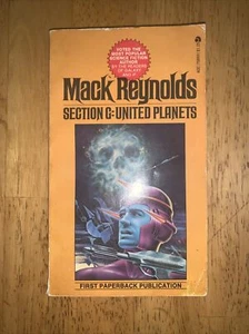 Section G: United Planets by Mack Reynolds - Vintage SciFi Book Rare - Foto 1 di 7