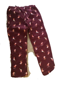 Old Navy Womens Flannel Pajama Lounge L Pants Santa Christmas - Picture 1 of 7