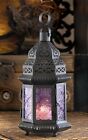Moroc Purp Candle Holder Light Stand Lantern Sconce Candlestick Lamp Home Decor
