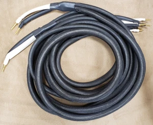 Analysis Plus Big Silver Oval - single wire speaker cable pair 6ft - used - Picture 1 of 2