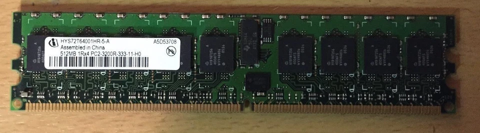 Dell  (512 MB, DDR2 RAM) 400Mhz ECC Registered RAM Module - Bild 1 von 1