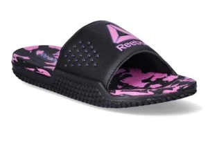 New Reebok Girls Pervade Dual Density Comfort Slide Sandal Size 2 - Picture 1 of 5