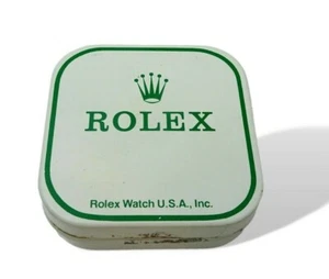 Orologio Rolex 1984 Vintage Parte Scatola di latta Display Quadrante Contenitore USA - Foto 1 di 5