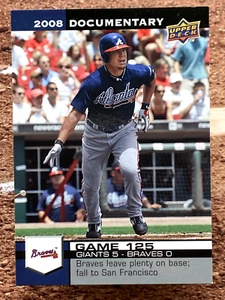 2008 Upper Deck Dokumentarfilm Chipper Jones #3727 - Bild 1 von 2