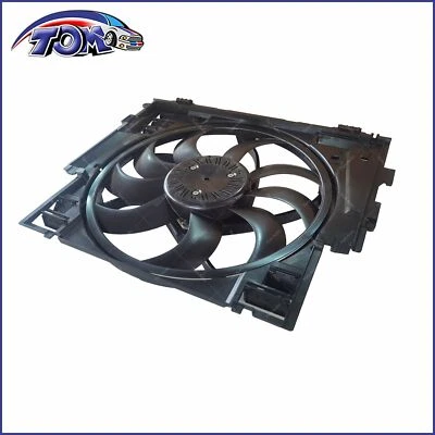 New Radiator Condenser Cooling Fan Assembly for BMW F10 528i 528i xDrive 12-16 - Image 1 of 4