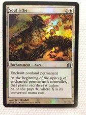 MTG 1x FOIL Soul Tithe Return to Ravnica Modern Magic the Gathering Card x1 NM