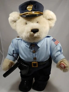 Dan And Dee Vintage Collectors Choice Talking Bear 18” Plush Policeman Cop - Picture 1 of 12