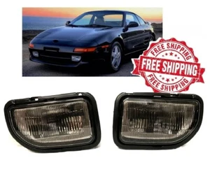 For 1991 1995 Toyota MR2 Fog Lights Smoke With Bulbs Wiring Harness Switch Kit - Picture 1 of 5