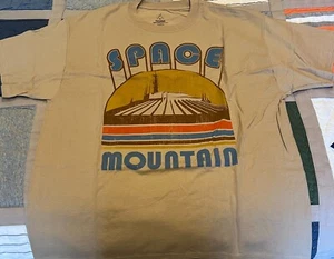 Hanes Disneyland SPACE MOUNTAIN Brown T-Shirt (Adult XL) - NEW without Tags - Picture 1 of 1