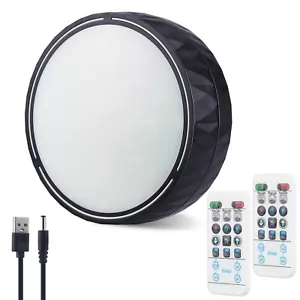 Battery Operated Ceiling Light Wireless Shower Light with Timer Color Changin... - Picture 1 of 7
