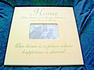 Photo Frame, Shabby Chic, Home, Glass, Wall Hanging, Quotation, Family • 15.99£