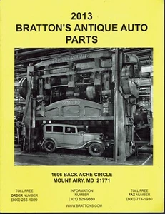 Bratton's antike Autoteile Vintage Katalog 2013 illustrierte Aufschlüsselungen - Bild 1 von 1