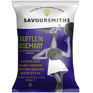 Savoursmiths Truffle and Rosemary Crisps | 12x150g | Free Delivery - Picture 1 of 1