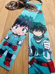 My Hero Academia (BNHA) ~ DEKU ~ süßer GROSSER Schlüsselanhänger ~ Tasche Hängematten-Clipon ~ Anime NEU - Bild 1 von 5