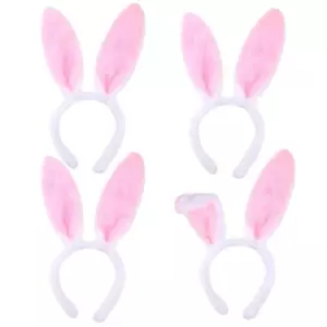 Bunny Ears Headbands 4 PCS Rabbit Ear Hairbands for Easter Party Masquerade A... - Picture 1 of 7
