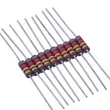 10pcs Carbon Composition Resistor 0.5W 120K Ohm for Tube Amplifier