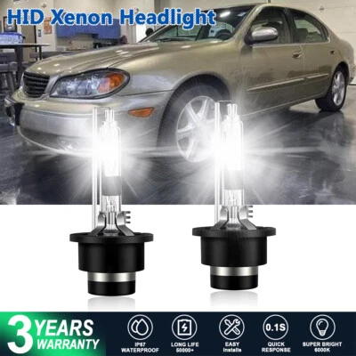 For Infiniti I35 2002-2004 Low Beam HID Xenon Headlight Bulb super bright white - Image 1 of 4