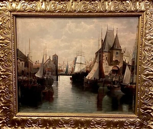 GROSSARTIGES Ölgemälde Ludwig Herrmann van Hoom(1812-1881)❤️❤️❤️ - Bild 1 von 13