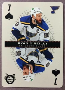2021-22 O-Pee-Chee Playing Cards #7 SPADES Ryan O'Reilly St. Louis Blues 1:6 - Picture 1 of 2