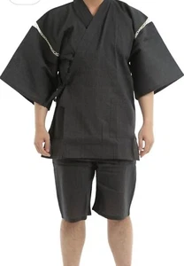 Edoten Japan Kimono Jinbei 706 Size 4XL Plus Size Big Bargain Grey UK Seller - Picture 1 of 6