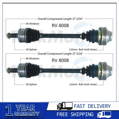 For 2003~2012 Land Rover Range Rover 2x Rear Left Right TrakMotive CV Axle Shaft - Image 1 of 4