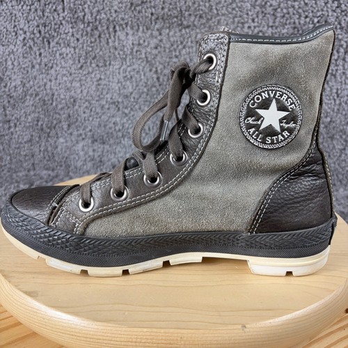Converse Combat Boots Chuck Taylor All Star da donna taglia 9 scarpe alte in pelle